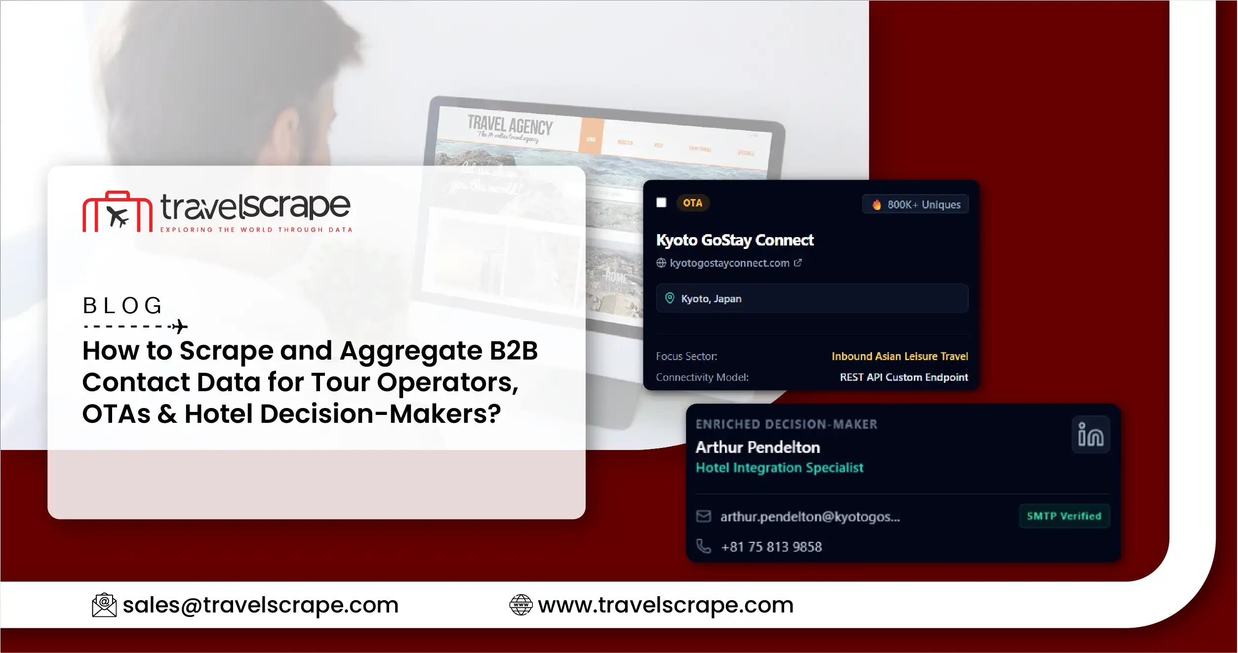 Scrape and Aggregate B2B Contact Data for Tour Operators